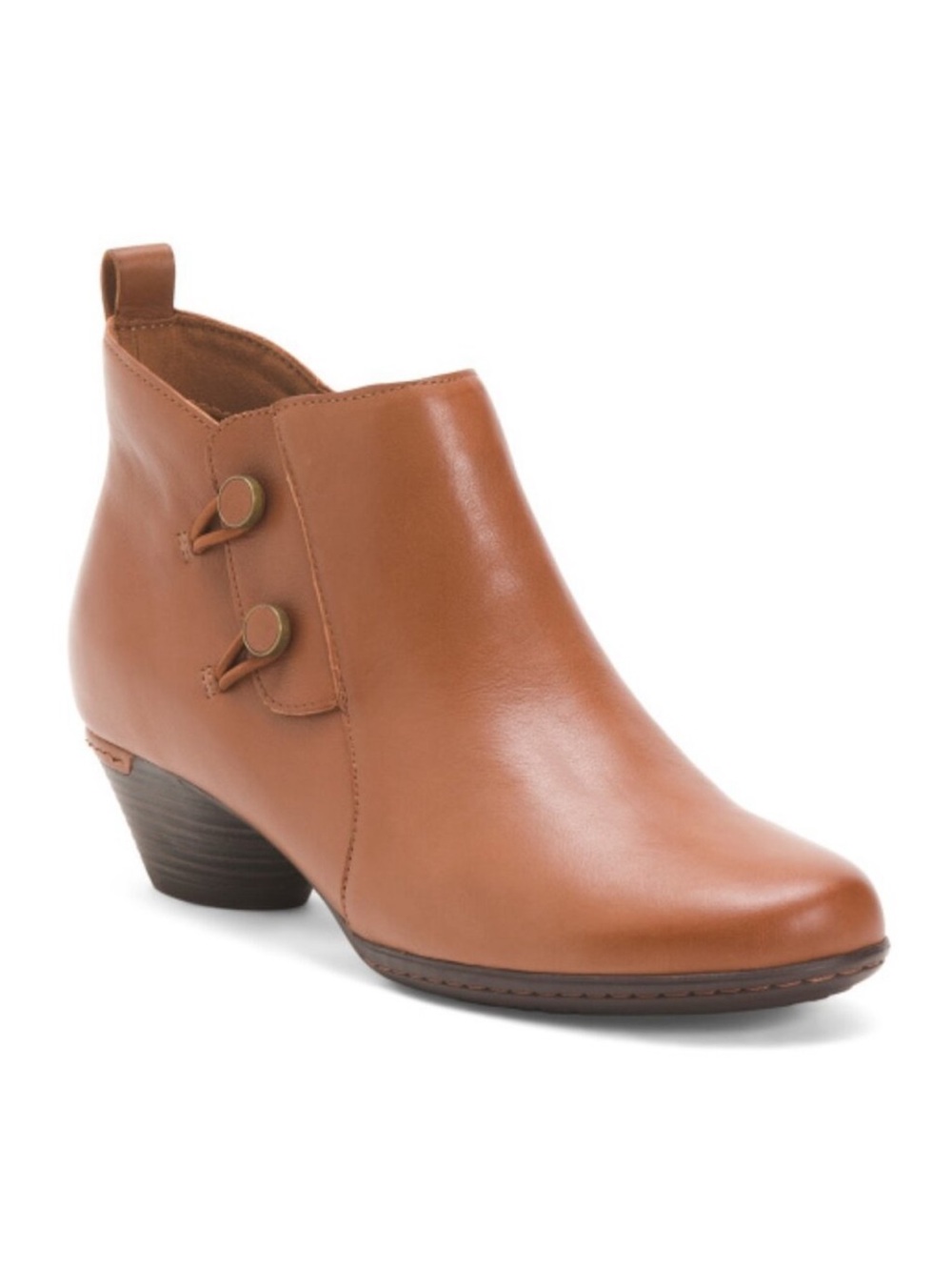 COBB HILL ROCKPORT Leather Larsa Comfort Booties